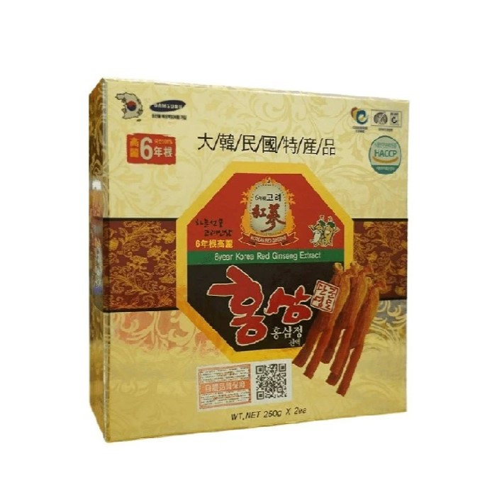 Cao hồng Sâm 6 năm tuổi Kanghwa 500g trong 2 lọ